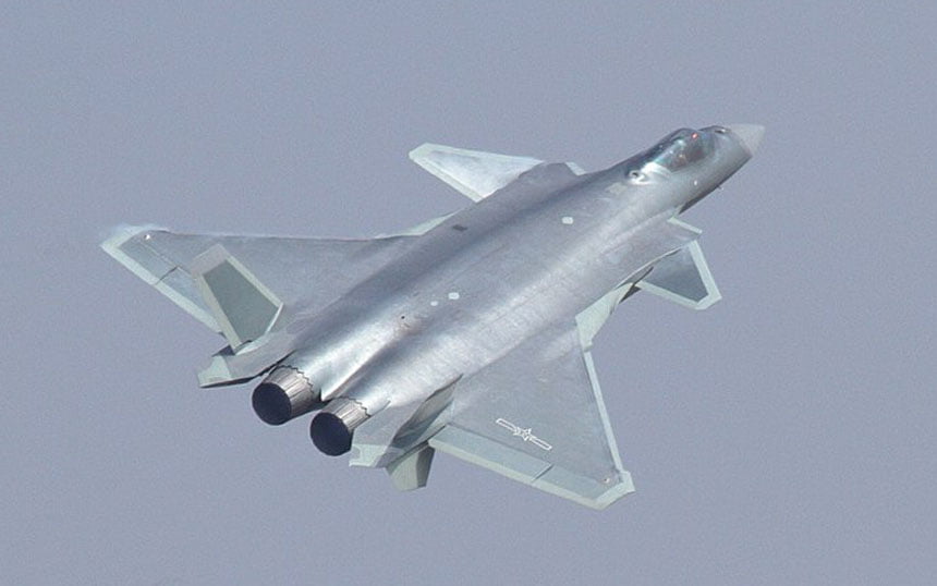 精密金属製 1/72 中国人民解放軍空軍ステルス戦闘機 J20